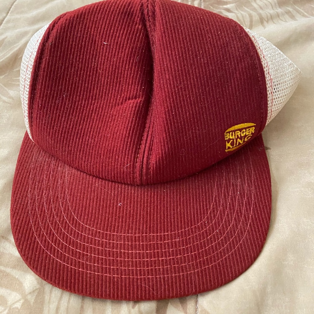 Vintage 1980s authentic Burger King Uniform Cap